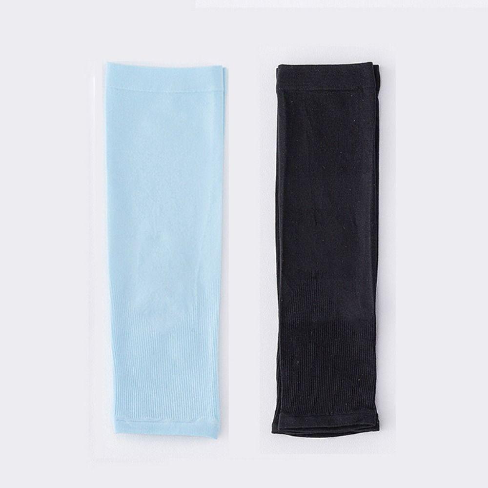Ice Silk Children Ice Sleeve Anti-Slip Summer Arm Sleeve Fingerless Sleeve Outdoor