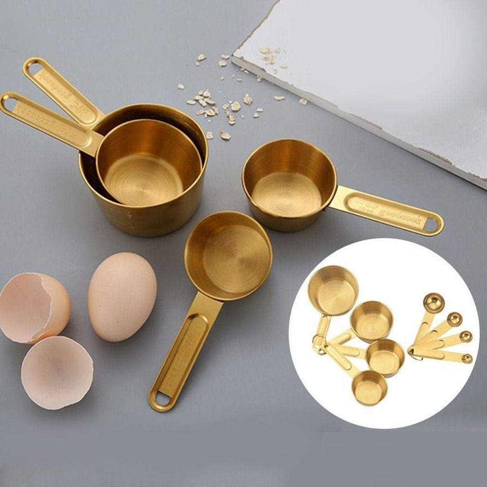 8Pcs Stackable Spoons Kitchen Measuring Spoon Set Scaled Baking Tools Baking