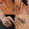 Роскошные европейские и американские модные кольца для женщин: Стильные универсальные аксессуары