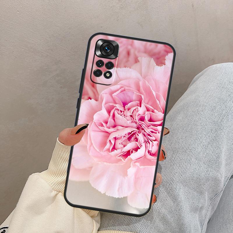 Элегантный розово-фиолетовый цветок пиона для Xiaomi Redmi Note 14 10 11 12 13 15 Pro Plus, чехол-обложка для Redmi 15 15C 14C 10C 12C 13C