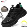 High Quality Indestructible Safety Shoes Men Work Sneakers Light Security Boots Men Puncture-Proof Work Boots Steel Toe Shoes