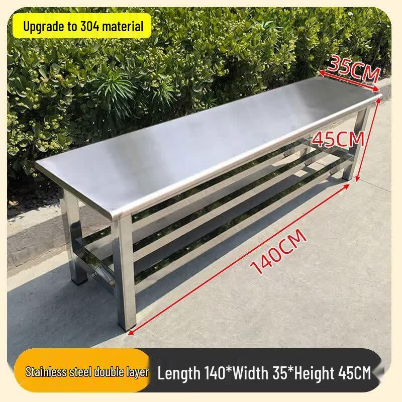 304 Stainless Steel Long Bench