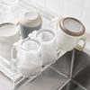 Upside-down Design Draining Cup Rack Space-saving Storage Holder High Quality Dish Rack  Home Use