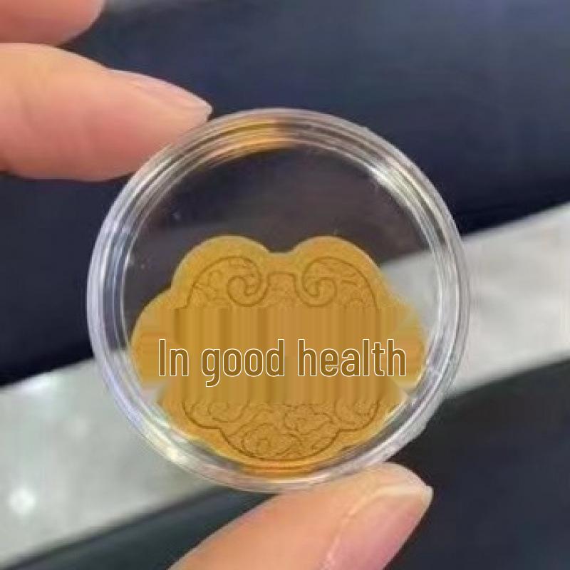 2mg Gold-Plated Wealth-Attracting Mobile Phone Sticker with Adhesive Backing