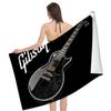G-Gibson Music Микрофибровое пляжное полотенце Впитывающее Быстросохнущее Мягкое Полотенце для йоги, плавания, курорта, альпинизма