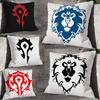 Наволочка W-World of W-Warcraft Для Декора Дивана Автомобиля Офиса Комнаты Печатная Наволочка Декорации и Защита