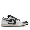 Jordan Air Jordan 1 Slip Resistant Abrasion Resistant Low top Vintage Basketball Shoes Unisex White Black 553558-081(Team661-)