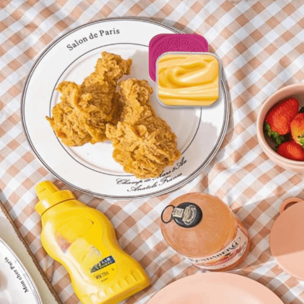 6 шт. Герметичный соусник квадратный контейнер для закусок контейнер для хранения продуктов стаканчик для салатной заправки рабочий