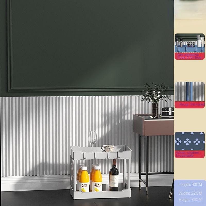 3 4-уровневые полки для хранения тележек на колесиках Многофункциональная тележка для хранения с колесами Простая сборка для ванной комнаты, кухни