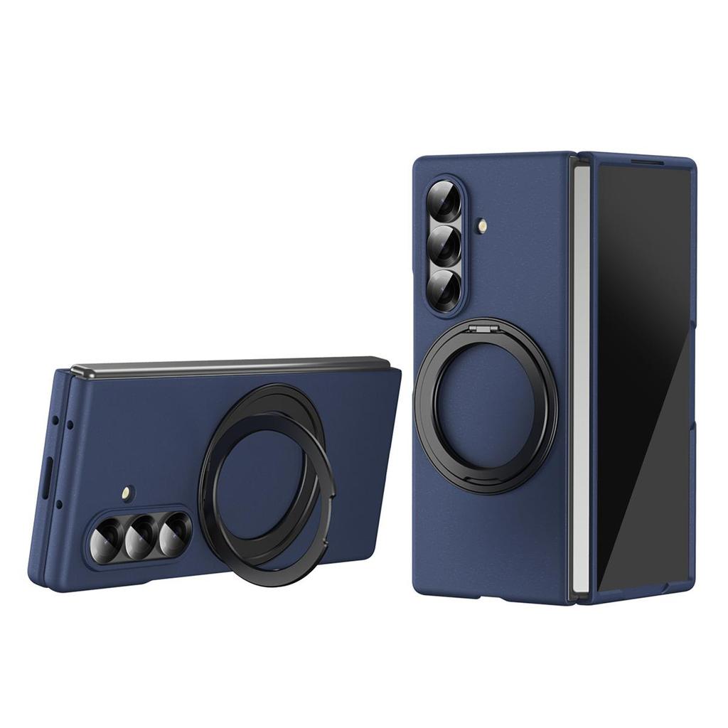 For Samsung Galaxy Z Fold4 5 6 7 8 Wide /Z Fold8 Ultra Hard PC Shockproof Phone Case Kickstand Holder Full Body Protective Cover With Screen Protector