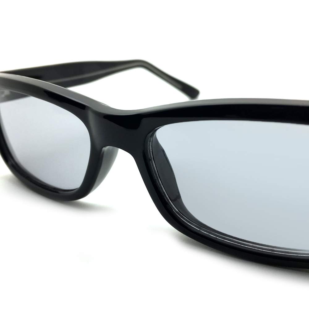 Усиленные КВАДРАТНЫЕ СОЛНЦЕЗАЩИТНЫЕ ОЧКИ квадратные ЧЕРНЫЕ СВЕТЛО-ДЫМЧАТЫЕ [SPEED ADDICT] (усиленные солнцезащитные очки) ×