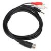 5.9ft DIN 8Pin Male Audio Lead Plug and Play Audio Connection Cable  Home Audio Receiver