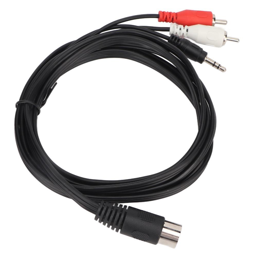 5.9ft DIN 8Pin Male Audio Lead Plug and Play Audio Connection Cable  Home Audio Receiver