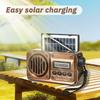 Солнечная батарея, вставная бас-карта, высококачественный звук, Bluetooth-динамик, FM-радио с автоматическим поиском каналов
