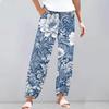 Pants For Women Summer Casual Wide Leg Elastic Waist Pants With Pockets