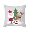 Merry Christmas Decorative Print Cushion Cover Home Living Room Sofa Decorative Square Pillow Cover 45 * 45cm