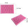 All 3Pcs Diy 3D Cake Decorating Baby Alphanumeric Shape Fondant Sugar Cake Silicone Mold Art Tools