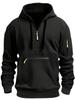 Men's Waterproof Multi-Pocket Zipper Hoodie for Autumn & Winter