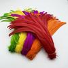 Rooster Tail Feather 500pcs  Red Cock Diy Clothing Accessories Jewelry Head Wear Hats Wedding Supplies Performance Necessary
