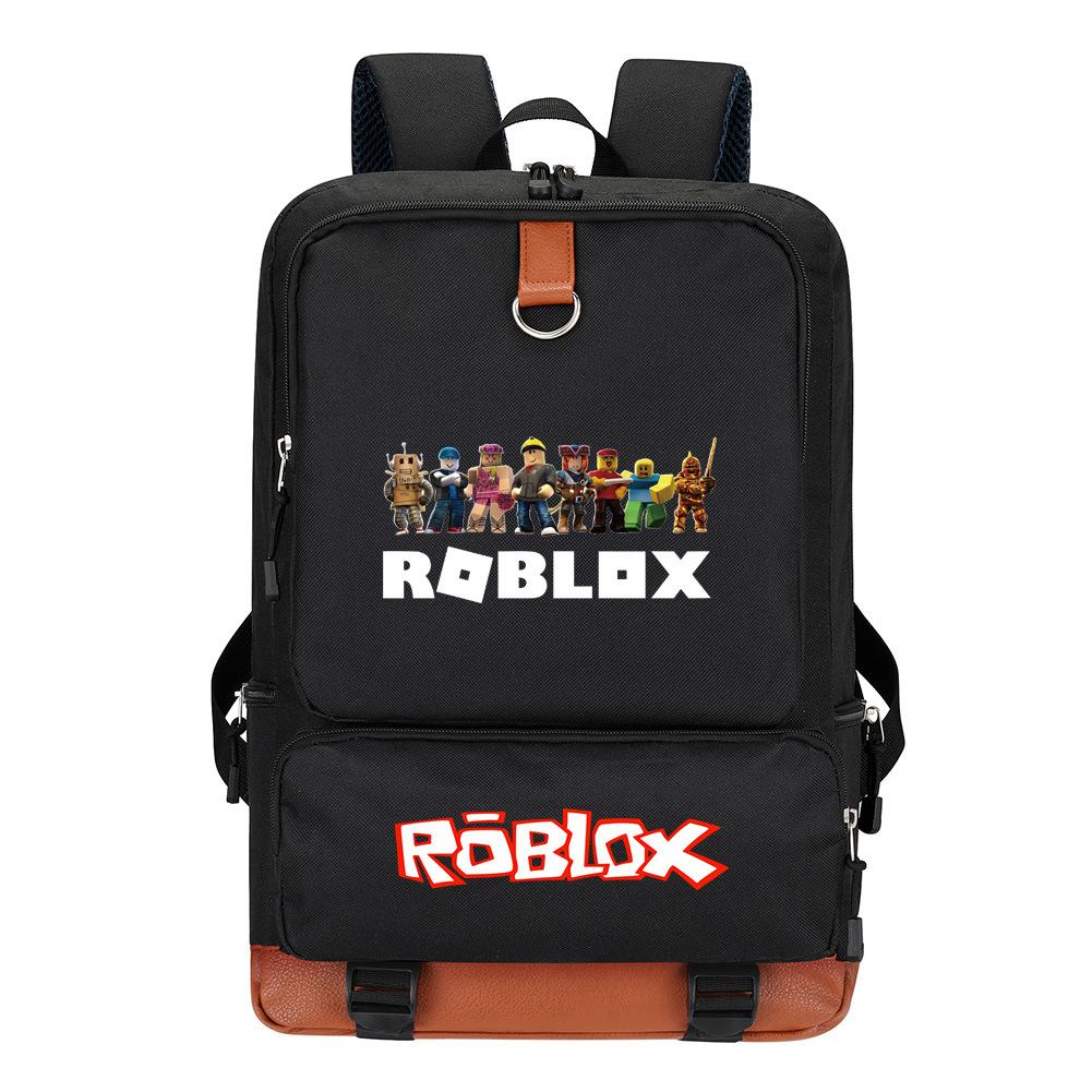 Virtual World Game Men'S And Women'S Backpacks Student Schoolbags Travel Bags Computer Bags Animation Cartoon Backpacks