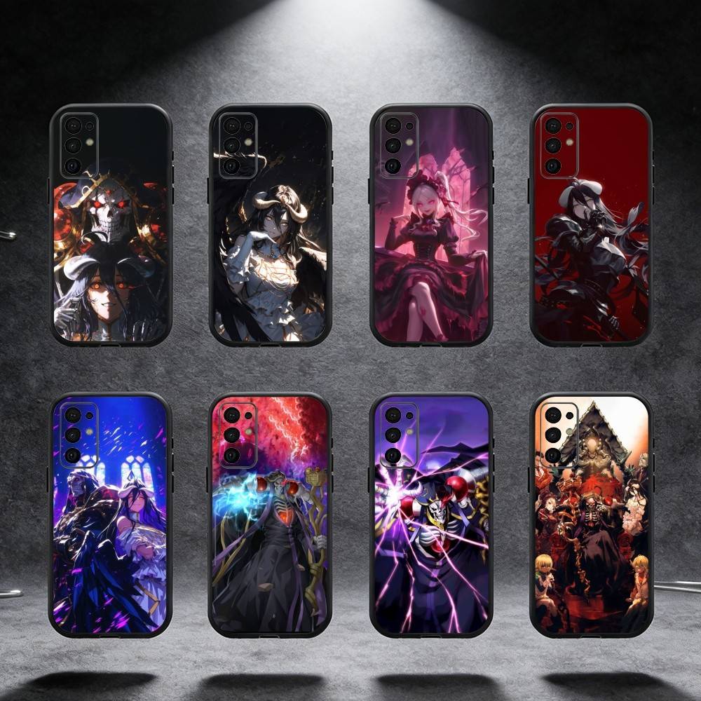 Чехол для телефона с аниме Оверлорд для Samsung S25, S24, S21, S22, S23, S30, Ultra, S20, Plus, Fe, Note, 5G Черный чехол