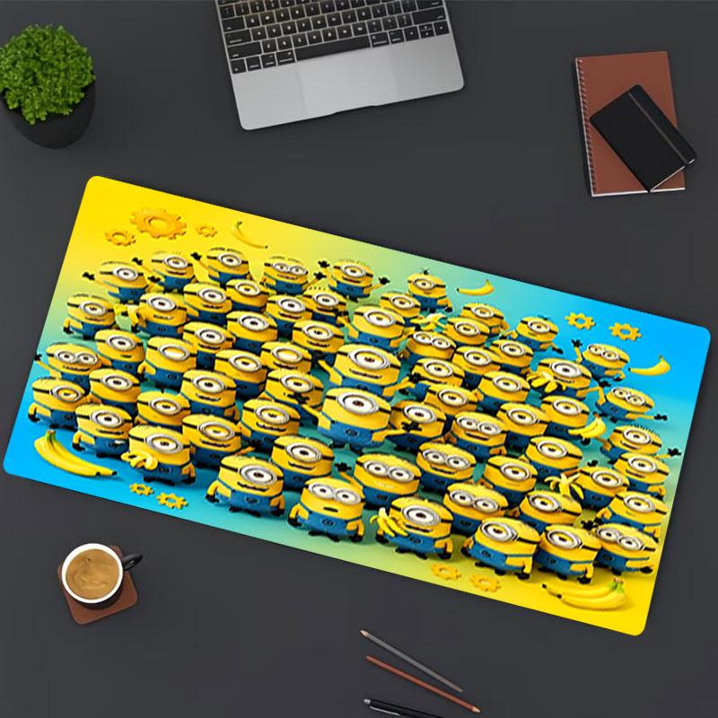 Minions Print Mouse Pad, for Keyboard Pad Laptop PC Mat for Office Home Use, Desk Decor, Perfect Birthday Gift for Gamers