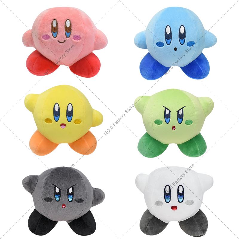 Игрушка Star Kirby Плюшевая кукла 5" Кавайный Розовый Кирби Серый Кирби Кирби-призрак Аниме Плюшевые игрушки Рождественские подарки для детей