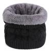 Soft Knitted Warm Scarves Plush Neck Gaiter Versatile Sport Scarf  for Women Men