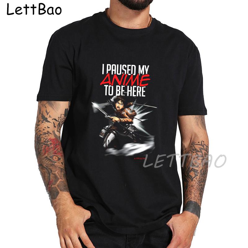 Men Kawaii The Survey Corps Graphic Tees Japanese Anime Attack On Titan T Shirt Funny