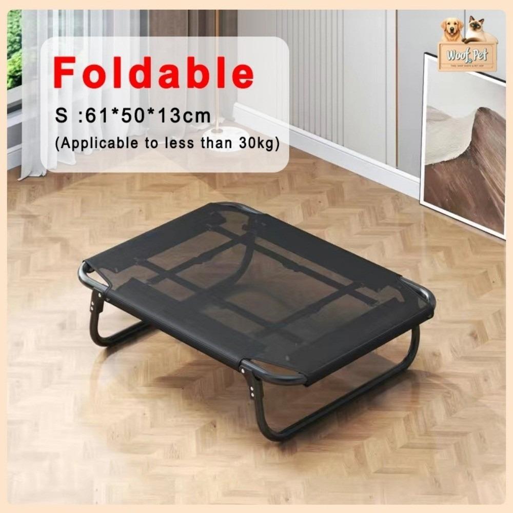 Comfortable Pet Dog Bed Breathable Mesh Cooling Mat New Foldable Bed  For Dog Cat