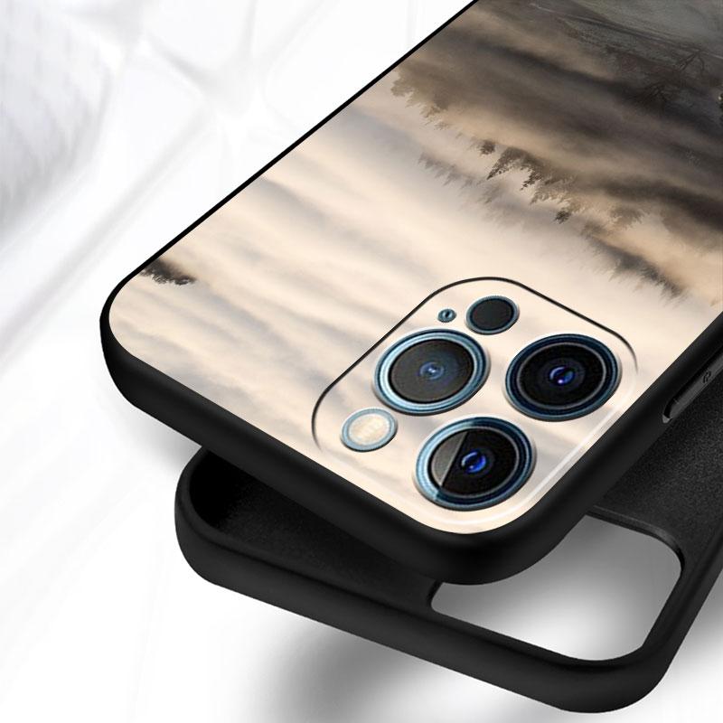 Мягкий чехол для Apple iPhone 11 13 Pro Max 14 12 Mini 7 8 Plus X XS XR SE 2020 6 6S 5 5S, чехол для телефона Funda Cool Mountain Peak Capa