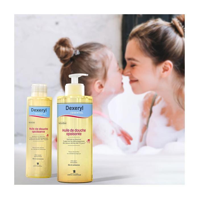 Масло для душа - DEXERYL - Essentiel - 200 мл - Гипоаллергенное - Успокаивающее