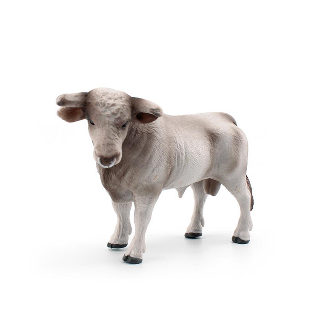 Simulation Cow Cattle Action Figures Cute Farm Animals Model Ornaments Educational Toys For Kids Gifts