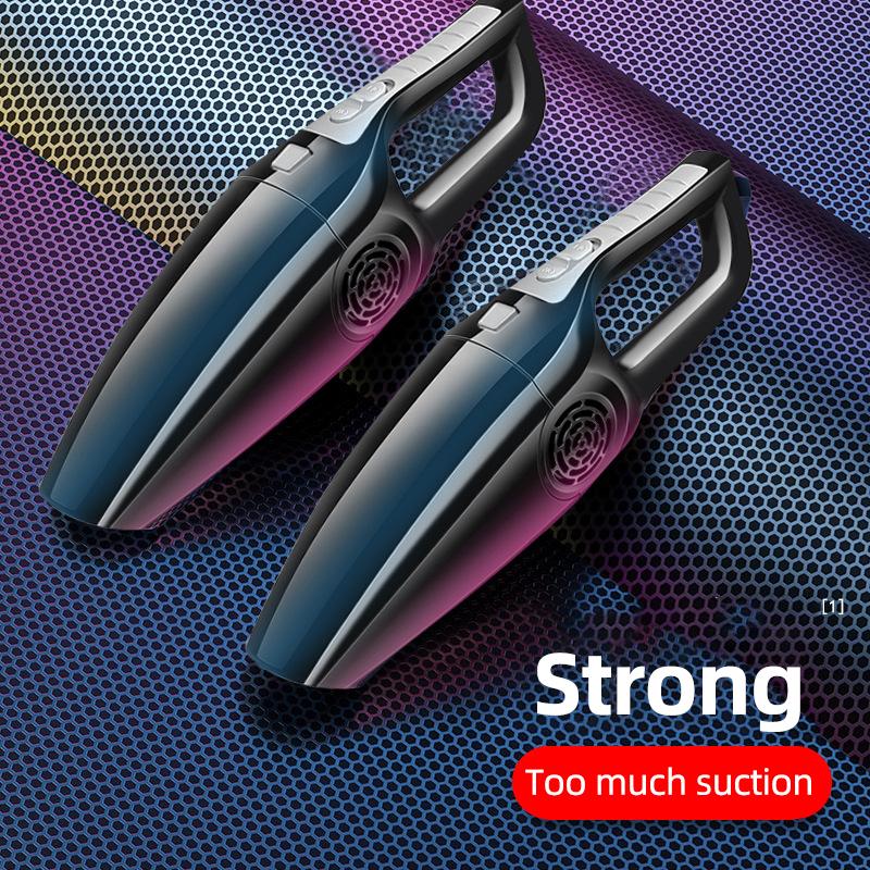 Автомобильный пылесос с высокой мощностью, портативный и ручной пылесос с проводом и множеством аксессуаров для универсального использования