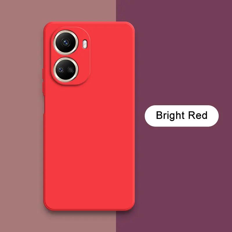 Square Liquid Silicone Phone Case for Huawei Nova 10 10Z Pro SE Youth Soft Edge Protective Back Cover Nova10 10Pro 10SE