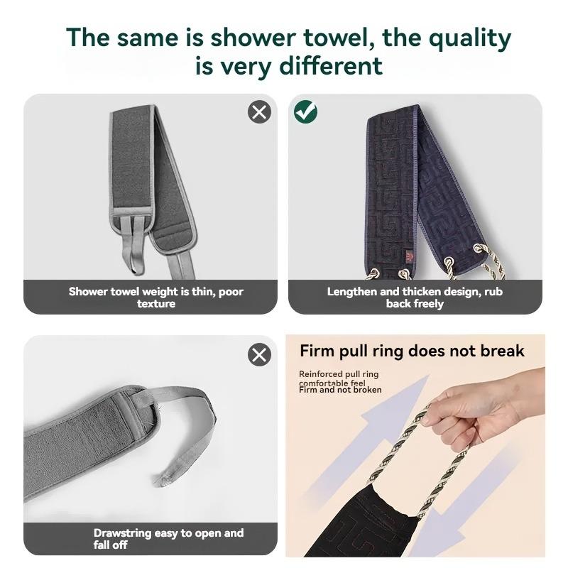 Rubbing Bath Towel Bathroom Supplies Back Ash Artifact Coarse Sand Exfoliating Scrub Unisex Back Towel