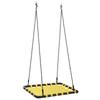 Indoor Outdoor Platform Tree Swing Rectangular Matting Swing with Steel Frame and Rope