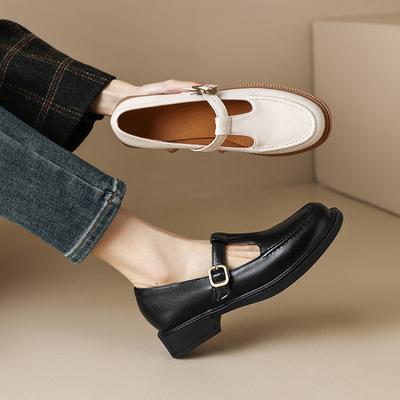 Новые женские повседневные туфли-лодочки, однотонные, с открытым подъемом, женские туфли большого размера на толстой подошве с нескользящей подошвой, на низком каблуке, на все времена года