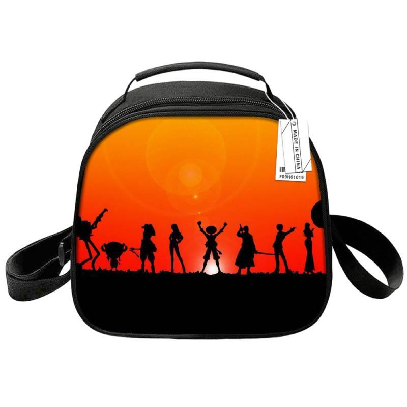 Customizable Cartoon Anime One Piece Lunch Box Cute Round Lunch Bag With Thermal Insulation Portable And Convenient