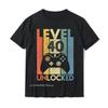 Level 40 Unlocked Funny Video Gamer Birthday Gift T-Printed Men's Wholesale T-Shirt Party, Same Style for Men and Women
