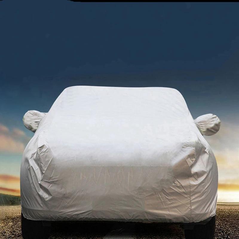 S-XXL Водонепроницаемые пылезащитные автомобильные чехлы Наружная защита Внешние полные автомобильные чехлы Защита от пыли, дождя, снега, внедорожника, седана, внешние аксессуары автомобиля