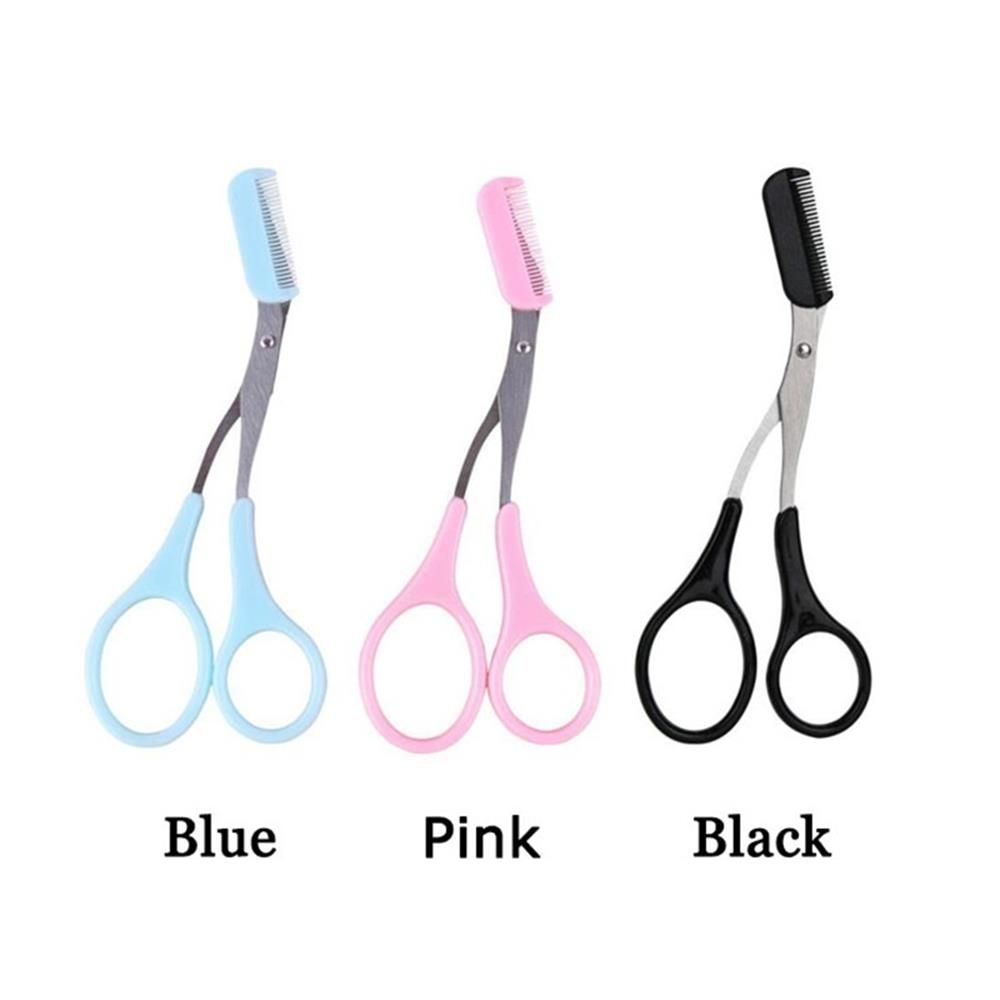 Красота Нержавеющая сталь Уход за бровями Ресницы Заколки для волос Триммер для бровей Расческа для удаления волос