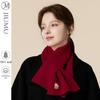 Женский шарф из чистой шерсти, зимний, теплый, WY180