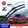 Для MINI Mini One Cooper SD Hatch F55 F56 2013-2019 автомобильный стеклоочиститель U-образный мягкий резиновый бескаркасный кронштейн для автомобильных дворников