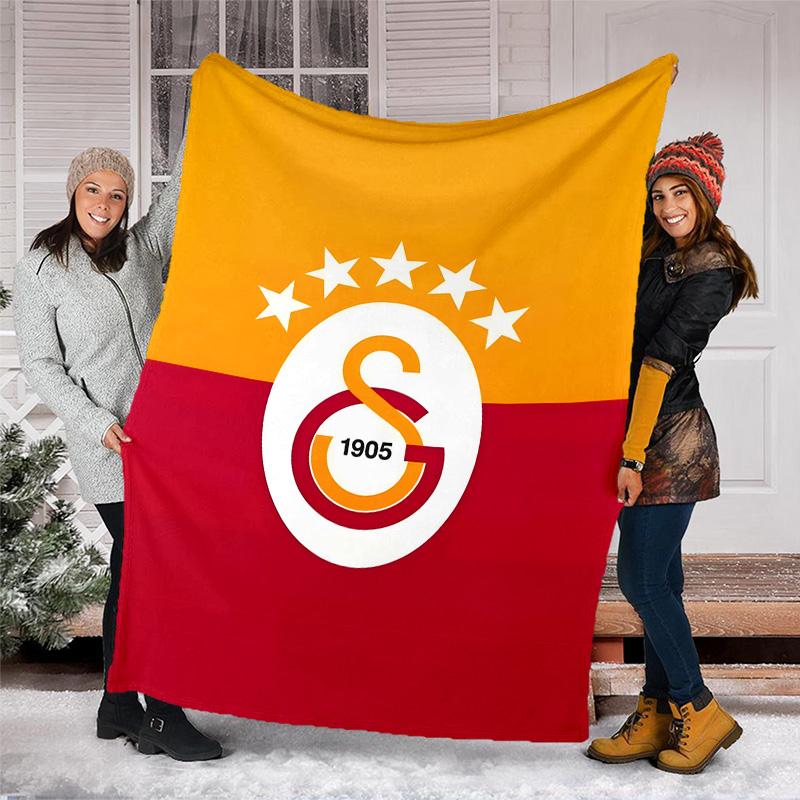 1pc GS Theme Blanket - Digital Print, Polyester, Cozy for All Seasons, Perfect for Outdoor, and Travel