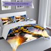 3pcs Bumblebee pattern bedding set duvet cover set includes duvet cover &pillowcases, perfect all season bedroom decoration & gift
