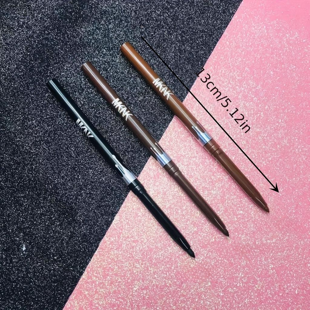 Гладкая и автоматическая комбинация гелевой подводки для глаз и карандаша для бровей с каплями воды