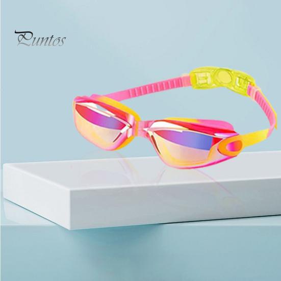 Kids Swimming Glasses Ergonomic Design Adjustable Anti-Fog UV Protection Swim Eyewear Diving Glasses for Children