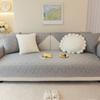 Cream Style Sofa Cushion Line Embroidery Sofa Cover Non-slip Leather Sofa Cushion Pure Cotton Sofa Towel New Style