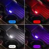 10X Мини Гибкая USB светодиодная полоса освещения салона автомобиля Неоновая атмосфера Трубка Неоновая лампа